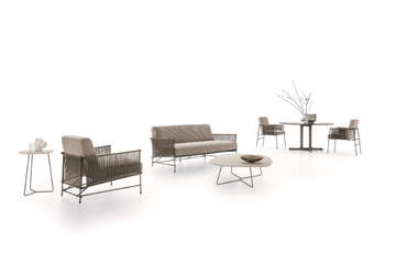 KYO OUTDOOR - 2 seater fabric garden sofa by Ditre Italia - view 3